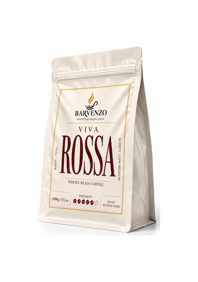 Barvenzo Viva Rossa 1000 G Güçlü Aroma Nitelikli Kahve Çekirdek