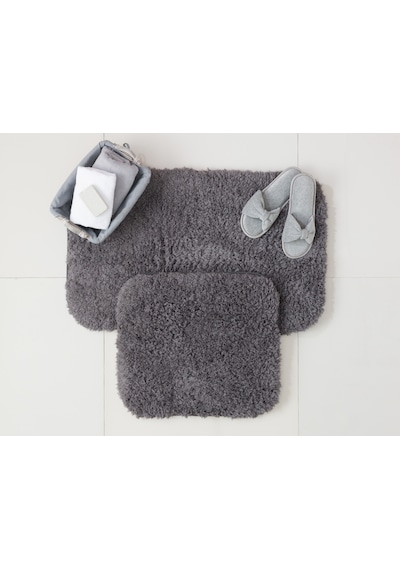 Madame Coco Sheep Banyo Paspası 1kbapa05262'li Büyük Boy Set-antrasit Antrasit