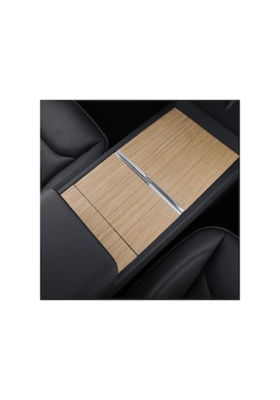 Red Lion Parts Tesla Model Y Juniper/model 3 Hıghland Orta Konsol Koruyucu Ahşap Görünümlü Kaplama