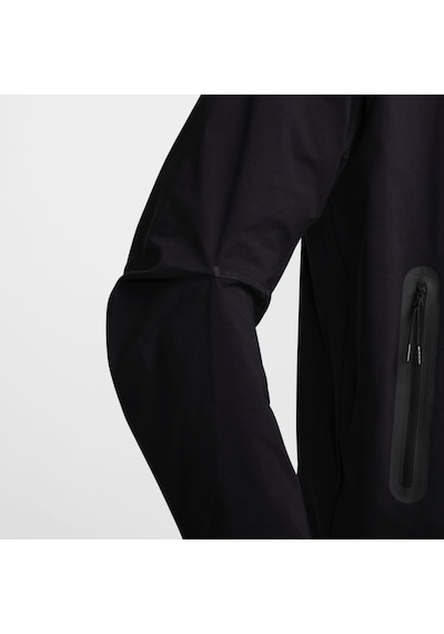 Nike Tech Woven Windrunner Full-zip Hooded Erkek Ceket İnce Hafif Kumaş Relax Kalıp-sportxstore Siyah