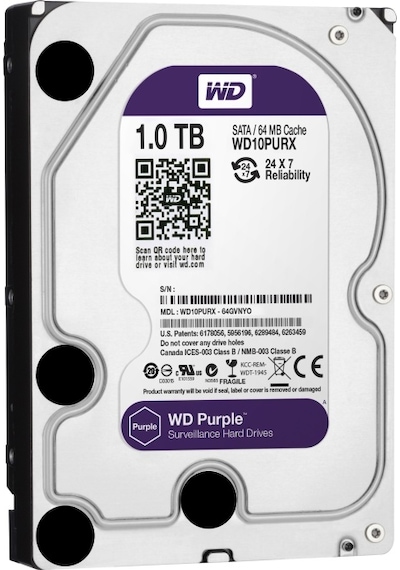 WD Purple WD10PURX 3.5" 1 TB SATA 3 HDD