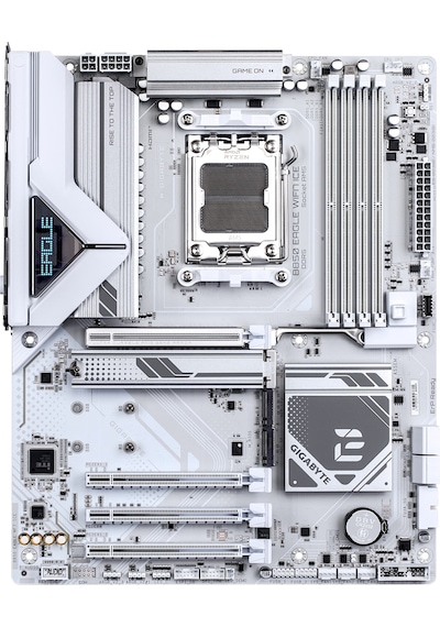 Gigabyte B850 Eagle Wıfı7 Ice Am5 Ddr5 8200mhz Oc Atx Gaming Aaaa11gıg0046