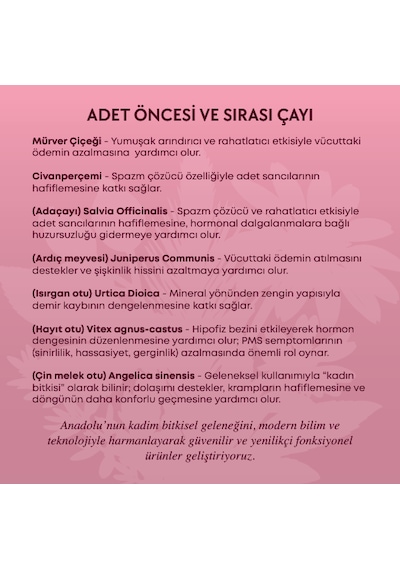 Apimedicine Apiwomanly Fonksiyonel Bitki Ekstrakt Çayı 12 Stick 84 G