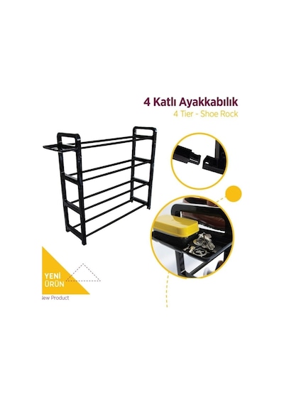 3'lü Pratik Ayakkabılık Seti (1 Er Adet Ayakkabılık, Ayakkab