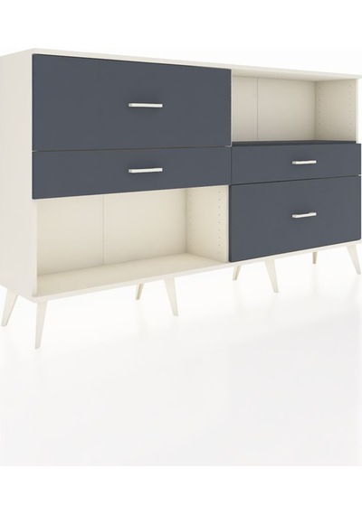 Arges Konsol Tek Raflı 4 Çekmeceli 176x30x99 Aytaşı-antrasit Aytaşı-antrasit Arges Konsol Tek Raflı 4 Çekmeceli 176x30x99 Aytaşı-antrasit Aytaşı-antrasit