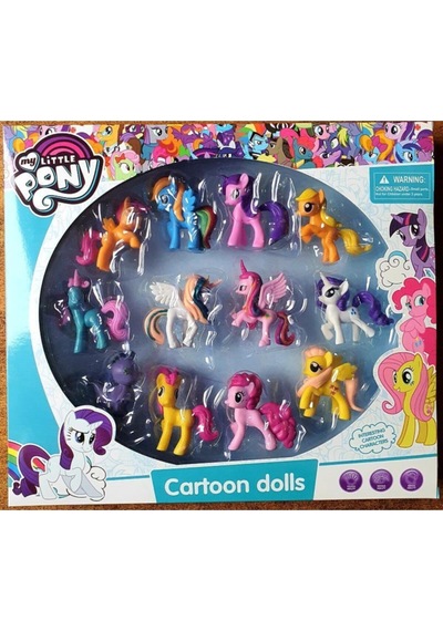 Oktoys Oyuncak My Little Pony Set 12'Li Pony Figür