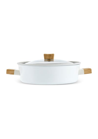 Karaca x Refika Swiss Crystal Creamy Wood K.Yarık Tencere 26 Cm