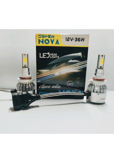 Supernova Buz Mavi Hb3 9005 Simsek Etkili Zenon Cob Led Xenon