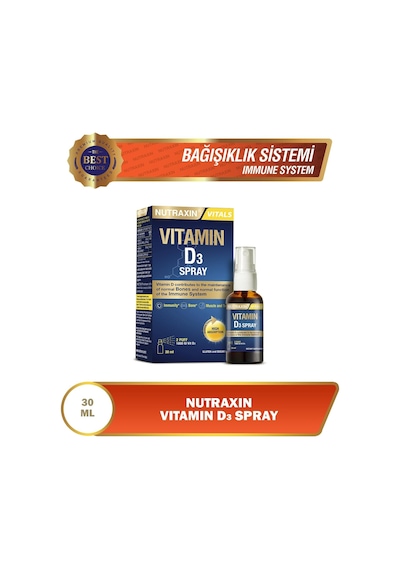 Vitamin D3 Spray 1000 Iu D3 Vitamini Şeker Ve Gluten İçermez 30 Ml Sprey Form