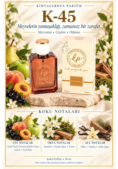 KP K-45 Kadın Parfüm EDP 50 ML