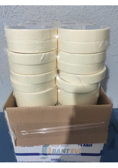 Maskeleme Bandı 12 Adet 18Mm Kağıt Boya Bantı
