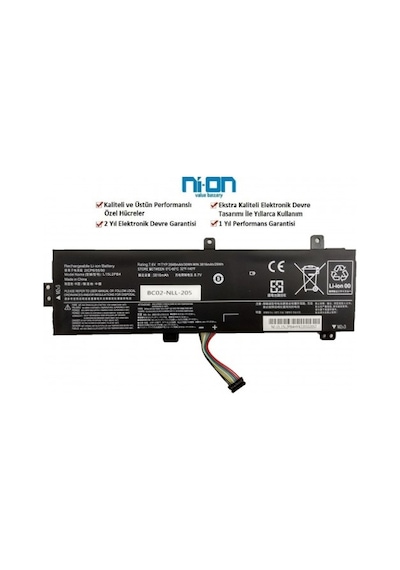 Nion Lenovo İdeapad 310-15ısk Uyumlu Notebook Batarya - Pil