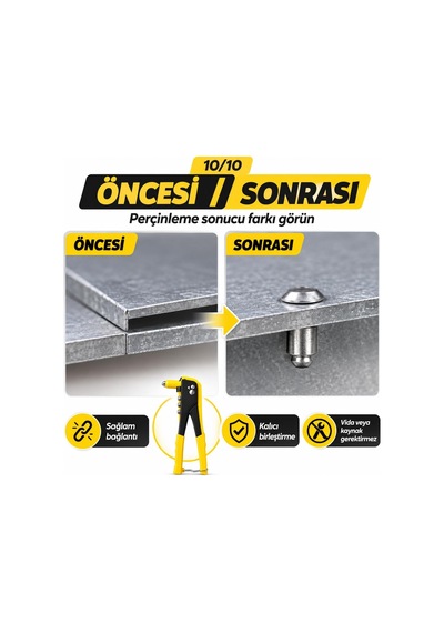 Berlın-sel Profesyonel Pop Perçin Tabancası Seti 2.4-3.2-4.0-4.8 Mm Kör Perçin Pensesi Değiştirilebilir Uçlu Metal Gövdeli Ergonomik Saplı Sac Alüminyum Oto Tamir El Aleti Berlın-sel Profesyonel Pop Perçin Tabancası Seti 2.4-3.2-4.0-4.8 Mm Kör Perçin Pensesi Değiştirilebilir Uçlu Metal Gövdeli Ergonomik Saplı Sac Alüminyum Oto Tamir El Aleti