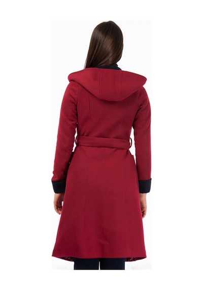 Z6422 Dewberry Bayan Palto-bordo