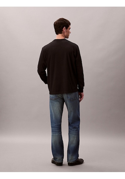 Erkek Easy Monogram T-shirt Siyah