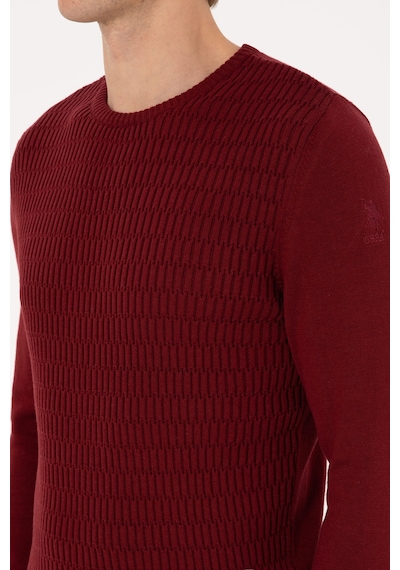 U.S. Polo Assn. Erkek Bordo Kazak 50307827-VR014