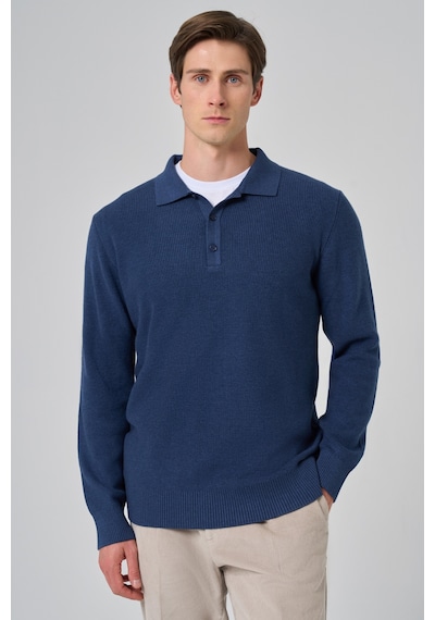 Morven Erkek İndigo Trend Polo Yaka Dynamic Fit Rahat Kesim Triko 26kc017008308 İndigo İndigo Morven Erkek İndigo Trend Polo Yaka Dynamic Fit Rahat Kesim Triko 26kc017008308 İndigo İndigo