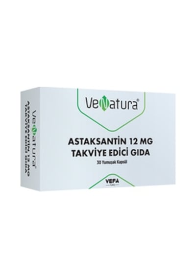 Venatura Astaksantin 12Mg 30 Yumuşak Kapsül