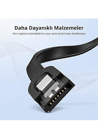 Cm Sata Data Kablo - 90 Derece - Metal Klip Diğer