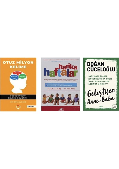 Otuz Mılyon Kelıme + Harıka Haftalar + Delıstıren Anne Baba 3 Set