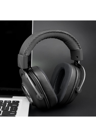 Logitech G Pro/g Pro X/g Pro X 2 / G Pro X Se İle Uyumlu Soğutucu Jel Kulaklık Pedi - İpeksi Serin Kumaş & Hafızalı Köpük Memory Foam Kulaklık Süngeri Soğutucu Jel - Kumaş