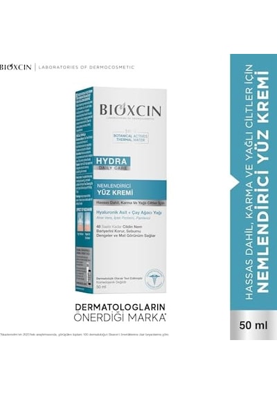 Hydra Nemlendirici Yüz Kremi 50 Ml - Karma Ve Yağlı Ciltler