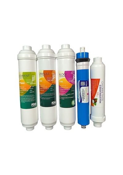 Jammy Filter Marka Filtre Inline Kapalı Kasa 5li Membranlı Filtre Seti