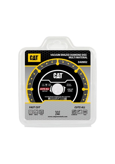 Cat Da09052 115mm Profesyonel Çelik, İnox, Alüminyum, Pvc, Fayans, Çok Amaçlı Elmas Kesme Diski Soketli, Aralıklı Kenar