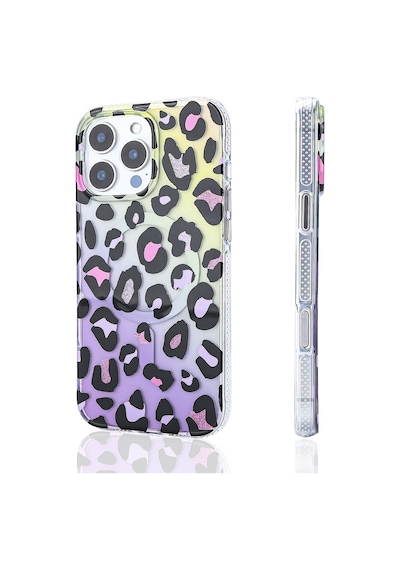 Zore Apple iPhone 16 Pro Max Uyumlu Kılıf Magsafe Şarj Özellikli Omsy Jago Kapak-colorful
