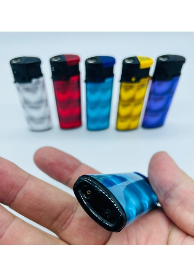 Fosforlu Pürmüzlü Plastik Çakmak 5 Adet 7 CM