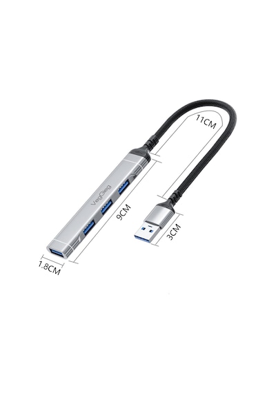 VegGieg Usb 3.0 4 Port 3 Usb 2.0 Ve 1 Usb 3.0 Çoklayıcı Hub