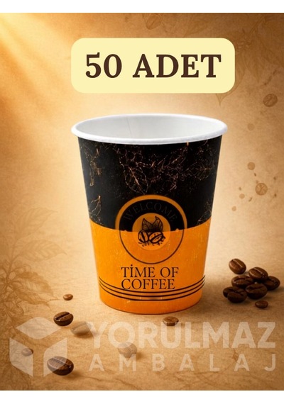 Bencup 7 Oz Kalın Karton Bardak 50 Adet Sıcak & Soğuk İçecek Bardağı Dayanıklı Yapı Renkli