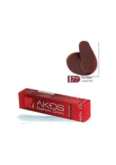 Akos Saç Boyası Kızıl Bakır 7.45