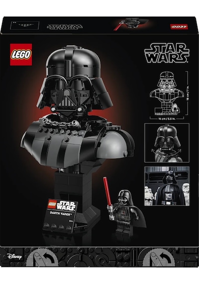 LEGO® Star Wars™ Darth Vader™ Büstü 75439 - Yetişkinler için Koleksiyonluk Bilim Kurgu Yapım Seti (349 Parça)