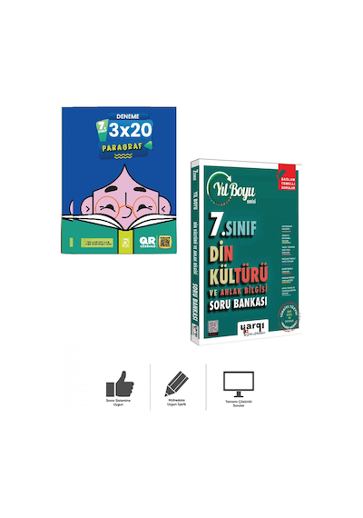 7.sınıf Din Kültürü Soru Bankası + Paragraf Deneme Bigelio+yargı