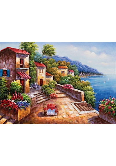 Ks Games 500 Parça Sessiz Kıyı Kasabası Puzzle - Jin Park