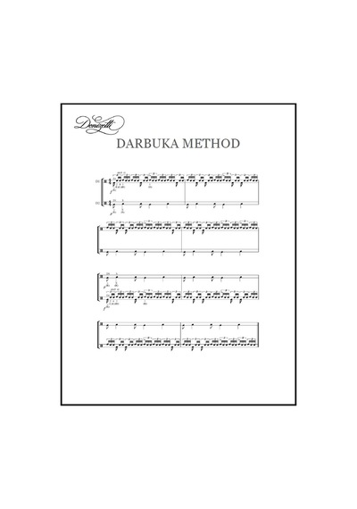 İşlemeli Mısır Darbuka - Seyahat Kajon - Darbuka Method