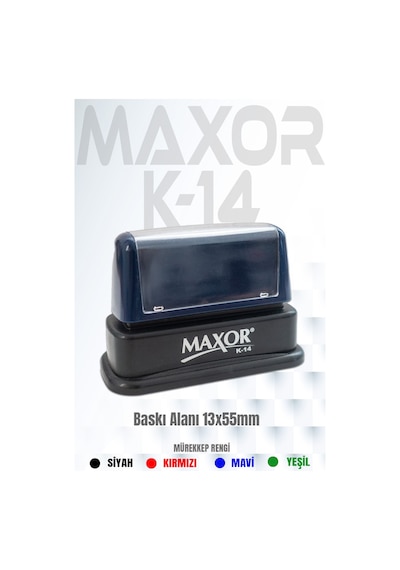 Maxor Kaşe K-14 İsim-ünvan Kaşesi