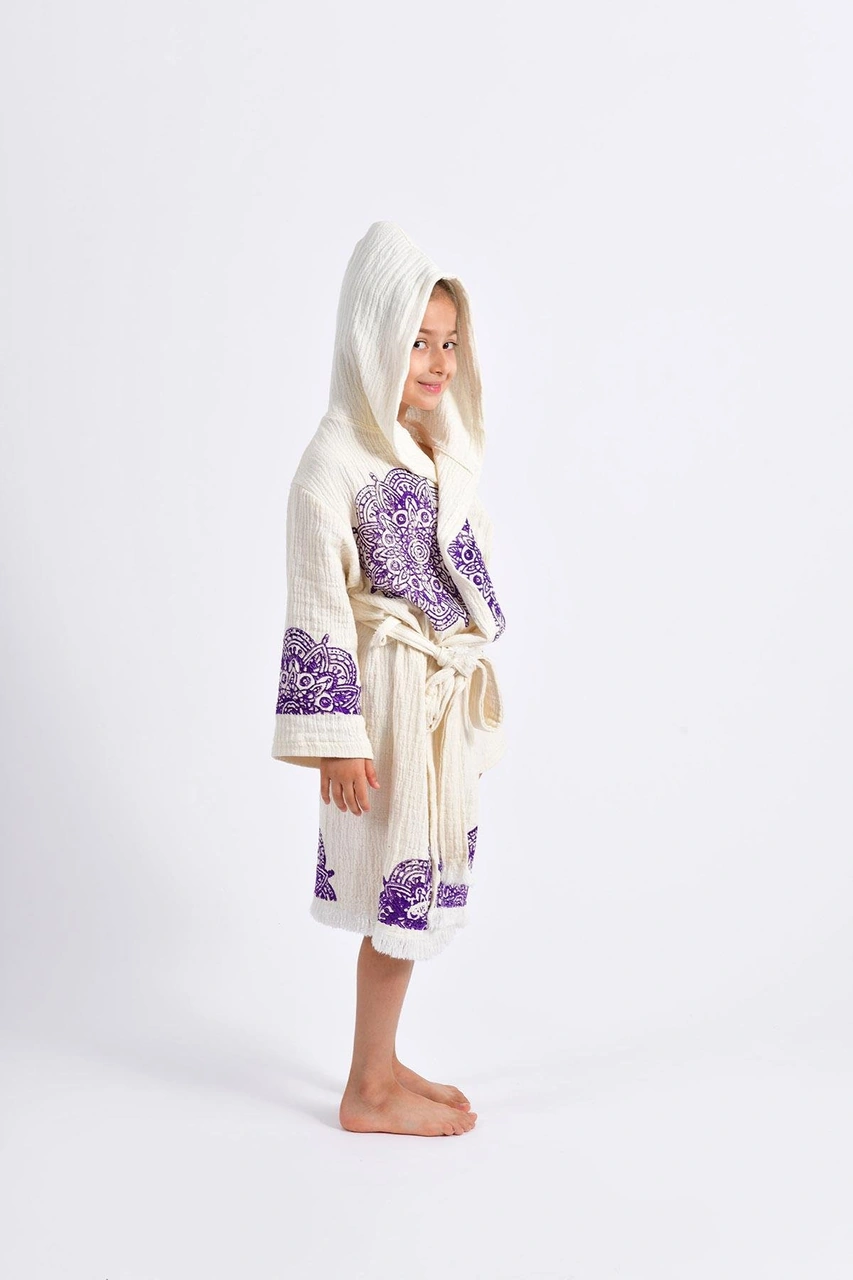 Brandsmithshop Mandala Drift Çocuk Kimono Çok Renkli