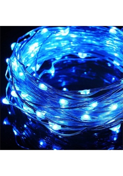 10 Metre Peri Led Yüksek Kaliteli 3 Fonksiyonlu Animasyonlu Led Işık - Mavi