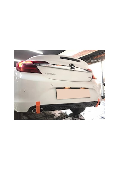 Opel İnsignia A Difüzör + Egzoz Görünüm Parlaksiyah Difizör 2013 2014 2015 2016 2017 Arka+bodykit+ek