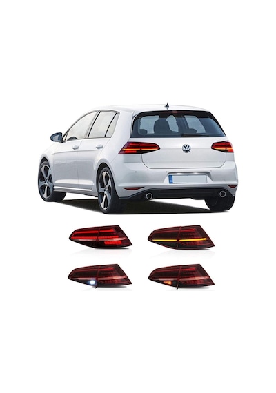 Volkswagen Golf 7 - 7.5 2012-2020 Led Stop 7.5 Highline Görünüm