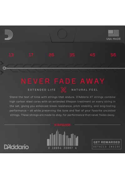 D'addario Xtabr1356 Xt Acoustic 80/20 Bronze Medium Takım Tel Akus
