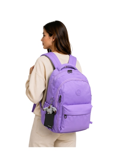 Okul Sırt Çantası Unisex Suya Dayanıklı Kumaş Okul Çantası Bvt2500 Lila Lila