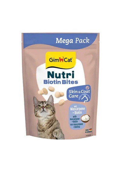 Gimcat Nutri Biotinli Mascarpone Peynirli Kedi Ödül Maması 425 Gr