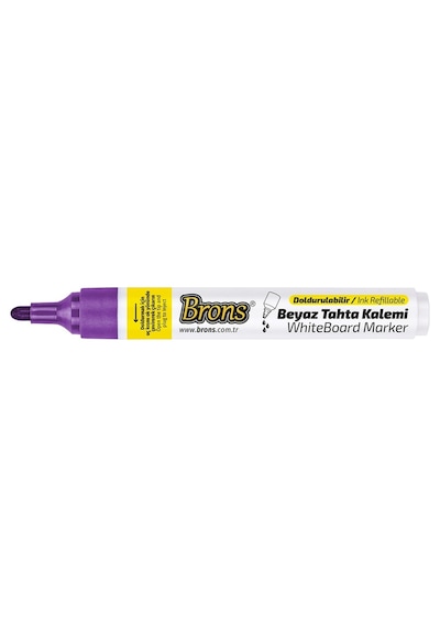 Brons Beyaz Tahta Kalemi Mor Br-963