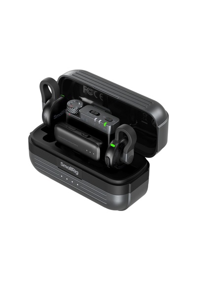 Smallrig - 5715 S70 Siyah 2 Kişilik 48khz/24bit Kablosuz Yaka Mikrofonu