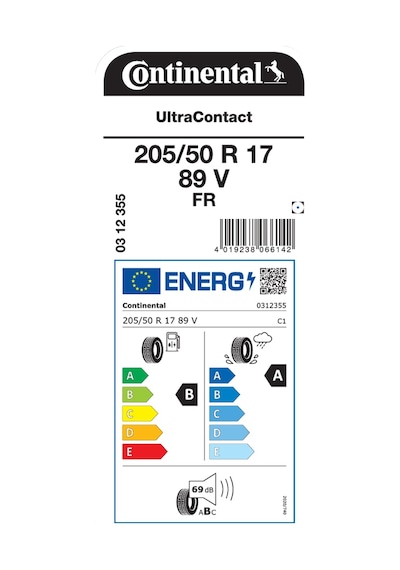 Continental 205/50r17 89v Fr Uc Yaz Lastiği 2025