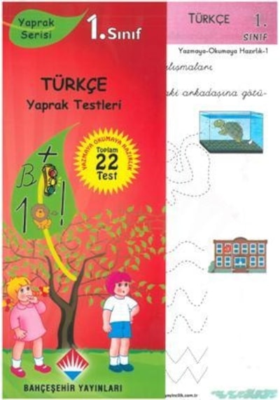 1.Sınıf Türkçe Yaprak Test Bahçe Şehir Yayın