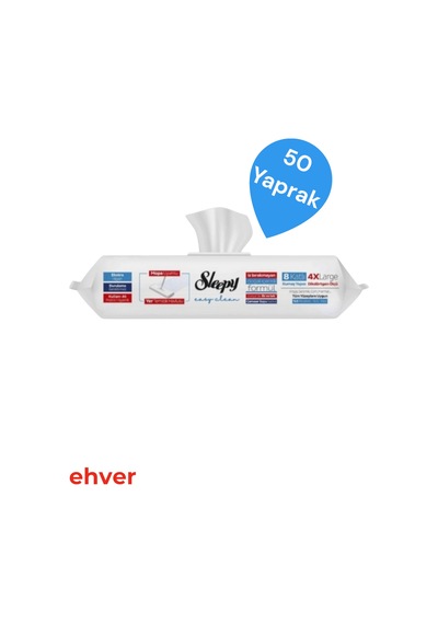 Çamaşır Suyu Katkılı Mopa Uyumlu Yer Temizlik Havlusu 50 Yaprak Diğer